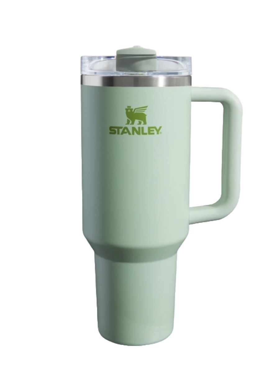 40 Oz Tumbler With Handle Straw Insulated, Stainless Steel