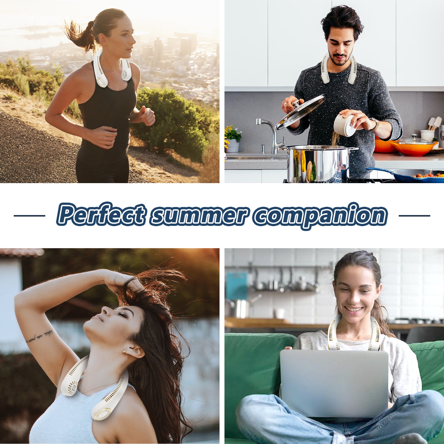 Halterneck Fan, A Convenient Portable Fan