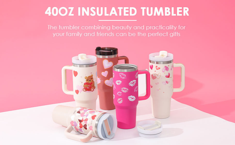 40oz Insulated Tumbler – Spill-Proof, Stainless Steel, Perfect for Travel & Gifts.