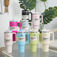 40 Oz Tumbler With Handle Straw Insulated, Stainless Steel